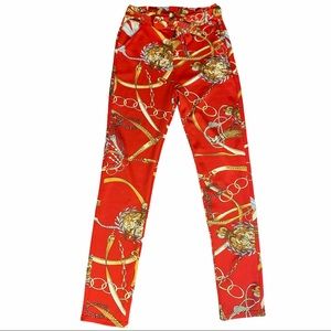 Stylish Red Legging